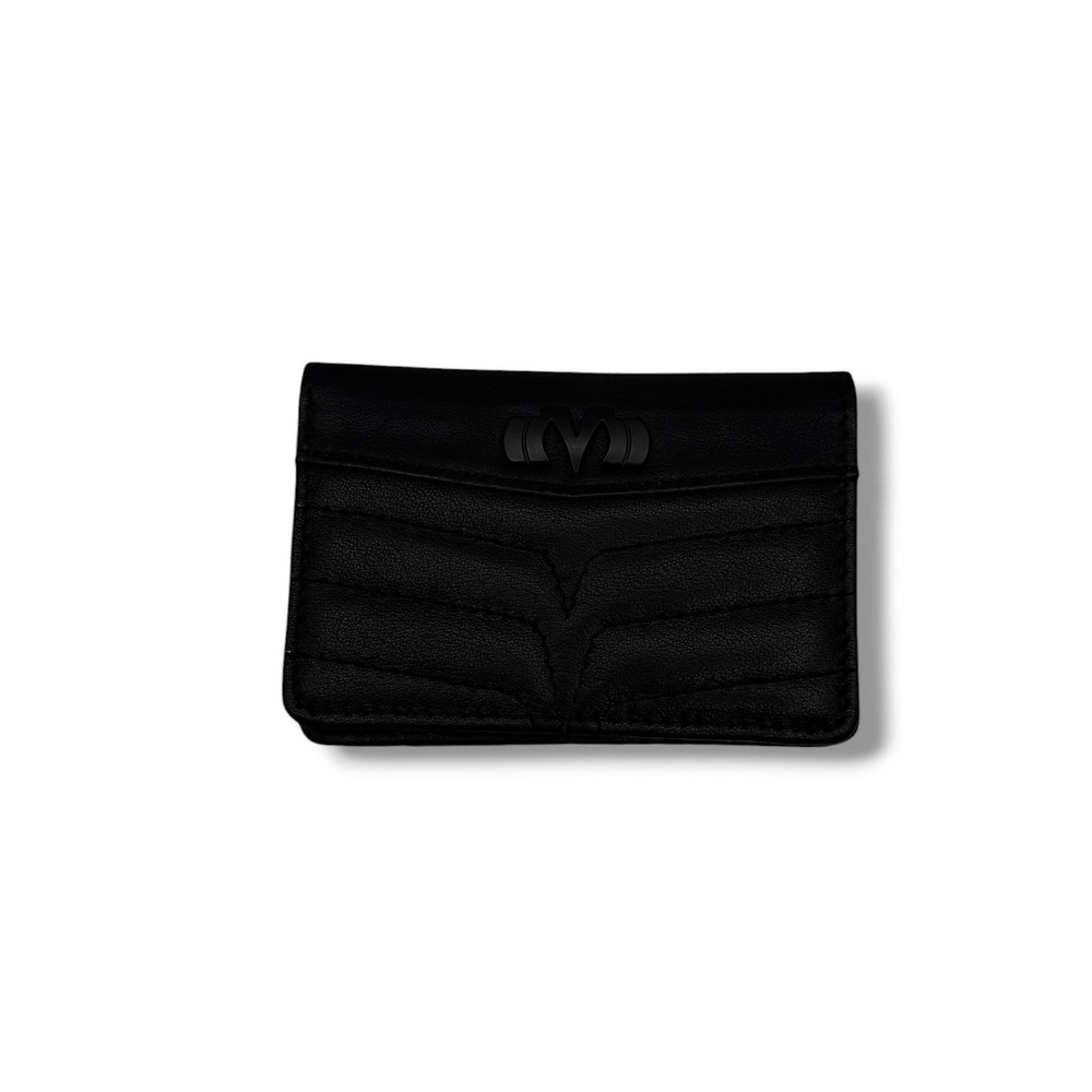 Experiment Bifold Wallet Mens OS Black Quilted Leather Minimalist Logo